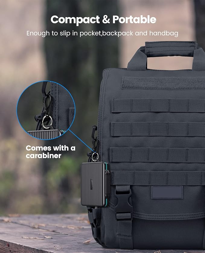 ORICO 24 Slots SD Card Case Holder Water Resistant & Anti-Shock Memory Card Case for SD/Micro SD SDXC SDHC TF Card Carrying Storage Organizer Protector Cover with Labels&Carabiner - Image 7