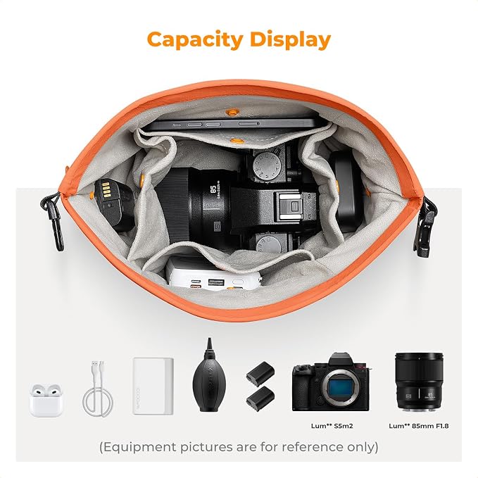 K&F CONCEPT Camera Sling Bag Small | Compact Camera Bag,Cute Soft Camera Pouch, Handbag, Urban Street Photography, BS05 - Image 2