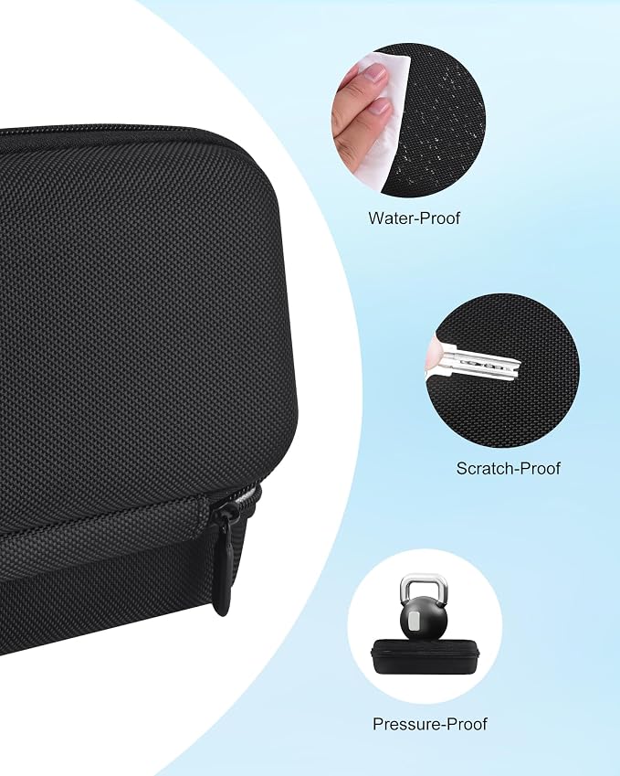 36 Slot Memory Card Storage Case for 27 Micro SD Card & 9 SD SDHC SDXC Card | EVA Hard Shell Holder Storage Organizer Case, with Mesh Pocket, Water-Resistant & Anti-Shock, Black - Image 5