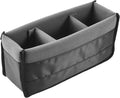 Shockproof Dslr Slr Camera Insert Organizer Case Partition Divider Protection Case(Black+Grey), 32x11x15cm, 243293A3 by Unknown