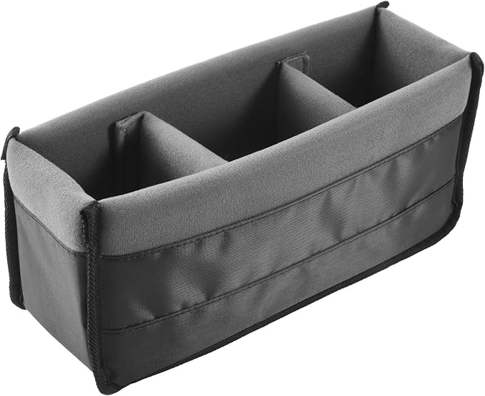 Shockproof Dslr Slr Camera Insert Organizer Case Partition Divider Protection Case(Black+Grey), 32x11x15cm, 243293A3 by Unknown
