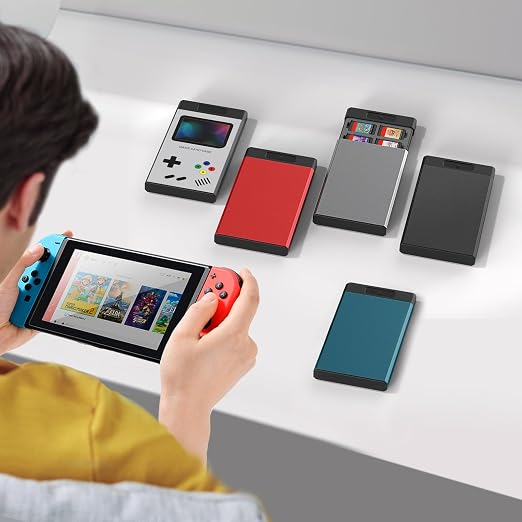 HEIYING Switch Game Case with 40 Precise Slots for Switch 2 / Micro SD Card | Portable Game Card Case, Metal Shell with Soft Silicone Lining, Precise Slots, Magnetic Closure for Easy Storage & Access - Image 7