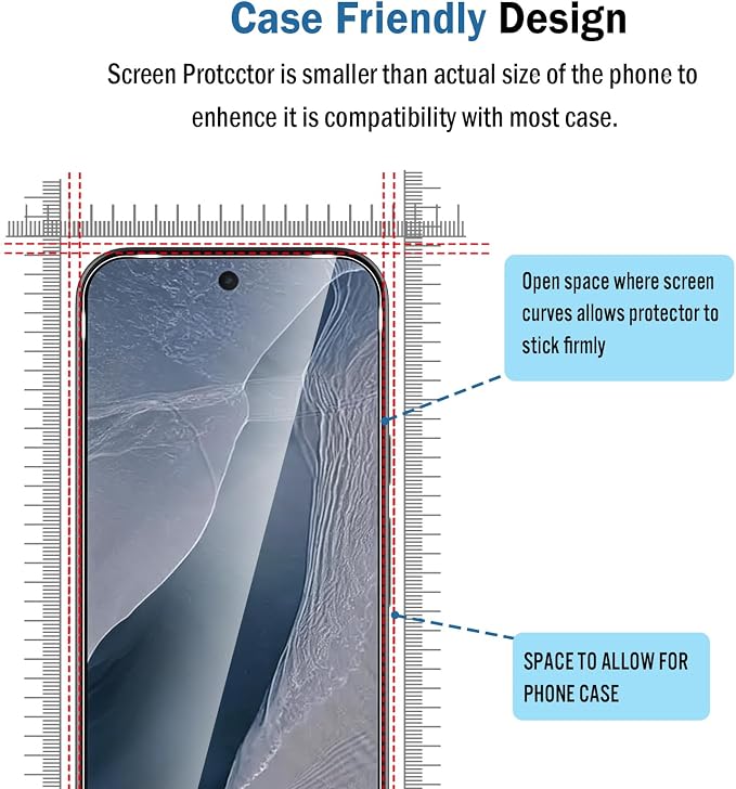 2+2 Pack for Google Pixel 11 Pro 6.3”Screen Protector & Camera Lens Protector,with Alignment Frame，9H Tempered Glass Film,HD Clear Scratch Resistant,Bubble-Free - Image 4