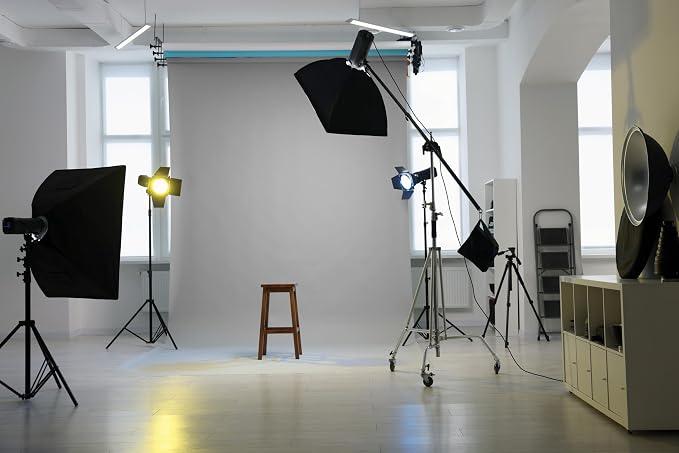 Denny Mfg Seamless Paper Backdrop for Photoshoot, Oyster Grey, 107in x 36ft | Backdrop Roll, Matte Finish for Portraits, Product Photos and Video Shoots, Includes Free Roll Gaffer Tape (2 in x 13 ft) - Image 7