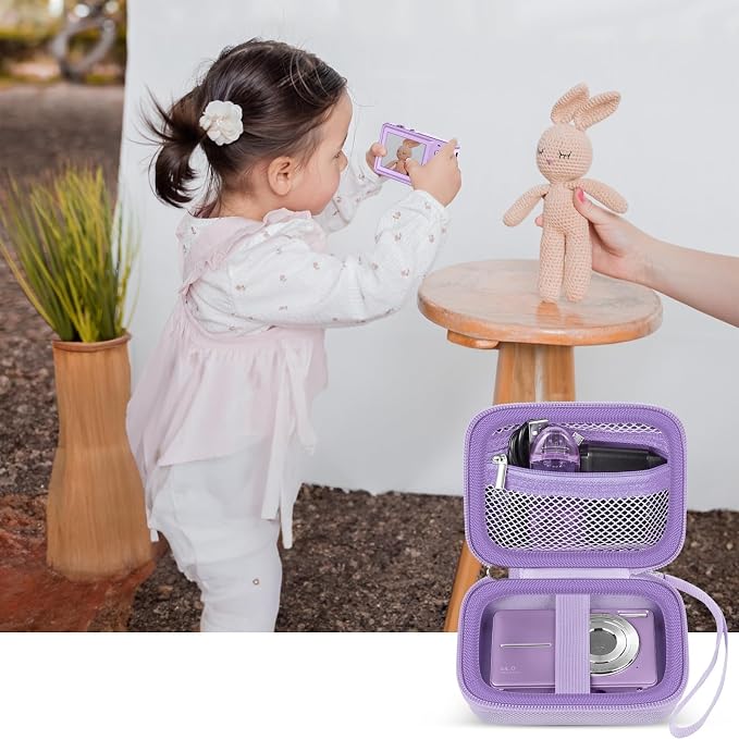 ALKOO Digital Camera Case for CAMKORY, Camera Pouch for KODAK Pixpro -Purple - Image 7