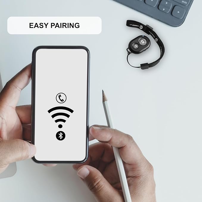 CamKix Camera Shutter Remote Control with Bluetooth Wireless Technology - Create Amazing Photos and Videos Hands-Free - Works with Most Smartphones and Tablets (iOS and Android) - Image 6