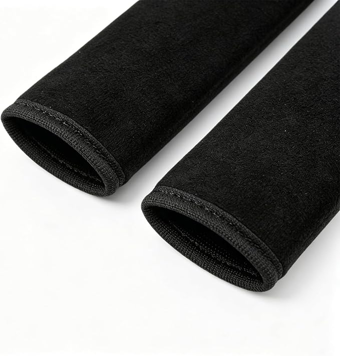 Soft Fuzzy Plush Seat Belt Covers - 2 Pack, Seat Belt Pads to Neck & Shoulder Comfort from Rubbing & Irritation, Universal Fit for Car, Truck, SUV, Airplane, Backpack Straps - Image 8