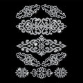 1 Pc Scroll Pattern Iron on Rhinestones Transfer, Silver Hotfix Iron on Patch Transfer Decals Crystal Heat Transfer Clothing Repair Decor for Bridal Wedding Dress Clothes Shoes Decoration by GOMAKERER