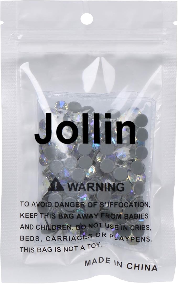 Jollin Hotfix Rhinestones Flatback Crystal Gems 7.2mm SS34, Moonlight | 288pcs Hot Fix Crystals Glass Rhinestones for Bedazzling, Crafting, Clothes, Shoes & Accessories DIY Decoration - Image 7
