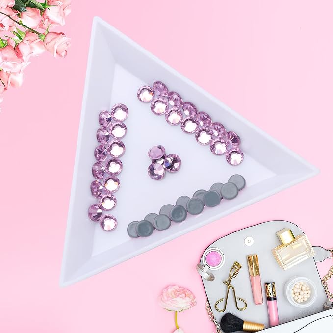 Jollin Hotfix Rhinestones Flatback Crystal 4.8mm SS20, Pink | 576pcs Hot Fix Crystals Glass Rhinestones for Bedazzling, Crafting, Clothes, Shoes & Accessories DIY Decoration - Image 2