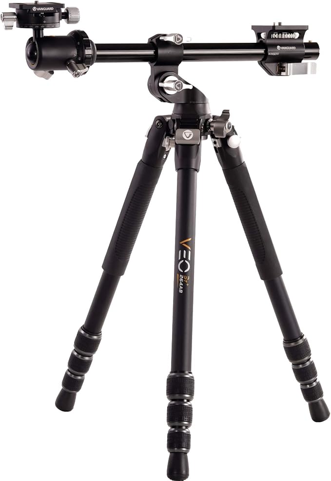 Vanguard VEO3T+264AB Travel Tripod with Ball Head and Multi-Angle Center Column for Overhead Shots | Dual-Axis Ball Head and Multi-Angle Center Column for Overhead Shots - Image 7