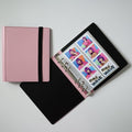 Photo Album For 2X6 Photo Booth Slip In Strips And 4X6 Pictures - 6 Ring Notebook Binder With 20 2 By 6 Sleeves - Fits 80 Photobooth Prints (PINK HARD COVER, 2X6) by SMILEWAVE