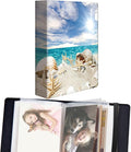 DEGDFSGR Small Photo Album 4x6 60 Pockets 120 Photos - Adventure Book Baby Photo Albums Photo Books for 4X6 Pictures Memory Book with Black Elastic Band for Photo Storage,Beach Conch Starfish by Unknown