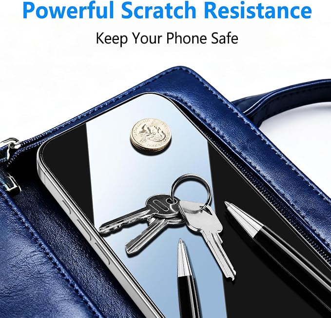 2 Pack Tempered Glass Screen Protector for iPhone 13 Pro Max | with 2 Pack Camera Lens Protector, Anti Scratch, Bubble Free, Case Friendly - Image 9
