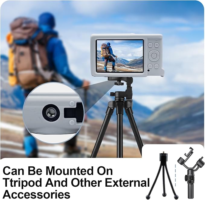 Easy Hood Camera Case for Canon ELPH 360/IXUS 285 HS/IXY 650 Camera,Grey | With Removable Lens Cover,Soft Silicone Protective Case,Anti-Scratch,Dustproof,Shockproof,Enhanced Grip,Camera Accessories - Image 6