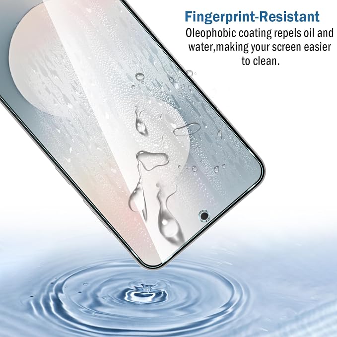 2 Pack Compatible with Samsung Galaxy S25 FE Screen Protector,with Alignment Frame,9H Tempered Glass Film,HD Clear Scratch Resistant,Bubble-Free for Samsung Galaxy S25 FE Screen Protector. - Image 7