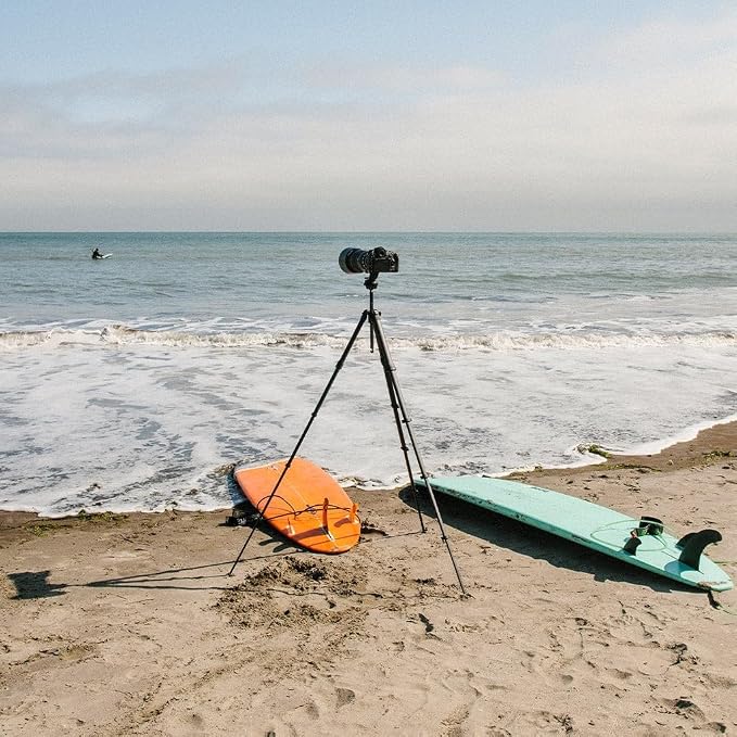 Peak Design Travel Tripod, Aluminum, Compact Design, Quick Setup and Takedown, Pro-Level Stability, Ergonomic Ball Head, Compact and Portable Travel Tripod for Camera and Phone, 20 lb Capacity - Image 2
