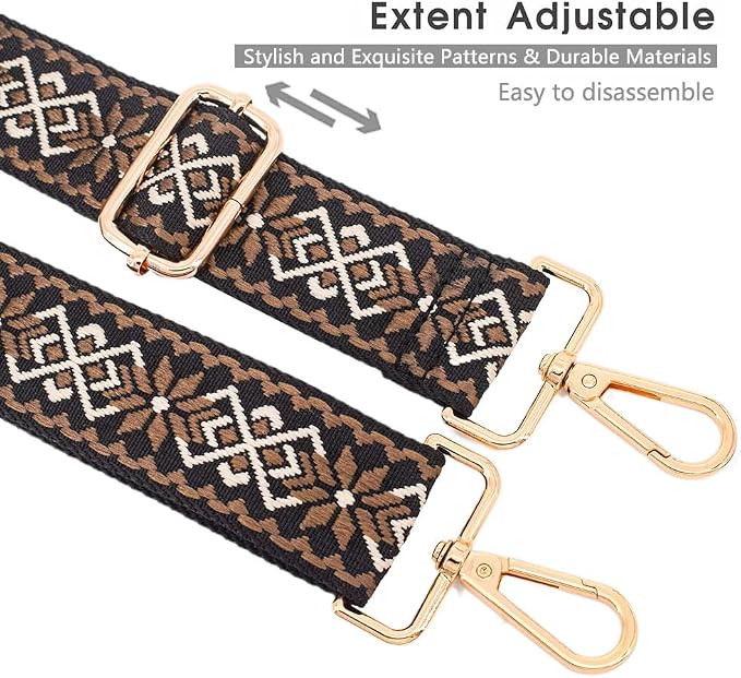 Replacement Purse Strap Shoulder Strap Adjustable Crossbody Strap for Women Crossbody Wide Shoulder Bag - Image 4