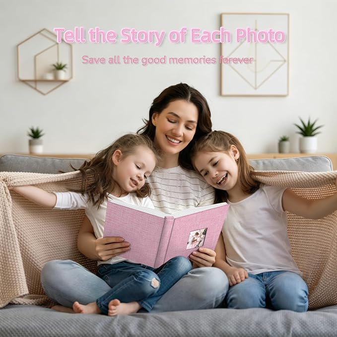 popotop Photo Album 4x6-600 Photos Photo Books with 600 Horizontal and Vertical Pockets,Linen Cover Albums for Family Wedding Anniversary Baby Vacation Pictures - Image 6