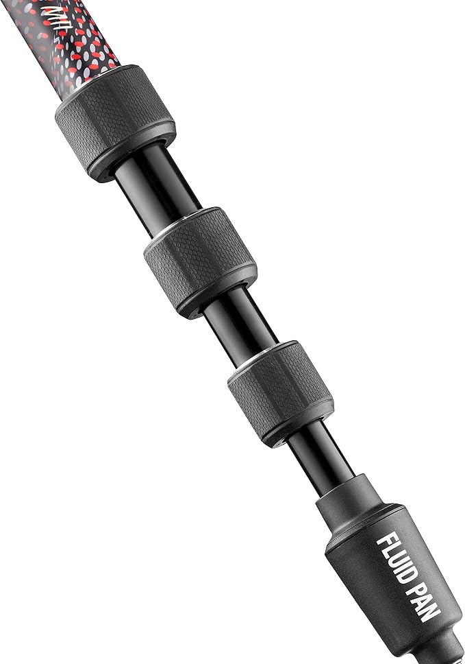 Manfrotto Element MII Video Aluminium Fluid Monopod, Slim and Lightweight, Loads up to 16kg, Foldable Fluid Base, 4 Sections, Twist Locks, for mirrorless and DSLR Cameras - Image 7