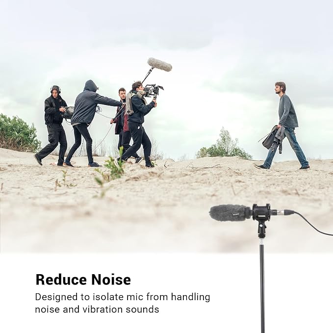 SmallRig Microphone Shock Mount Cold Shoe Pinch for Camera Shoe Boompole | Compatible with camera shoe mounts and boompoles - Image 3