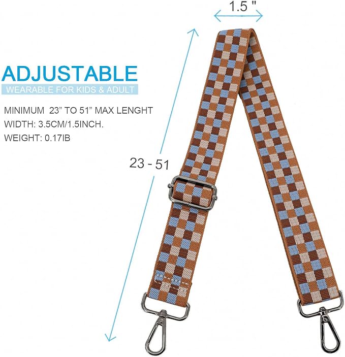 Replacement Purse Strap Shoulder Strap Adjustable Crossbody Strap for Women Crossbody Wide Shoulder Bag - Image 4