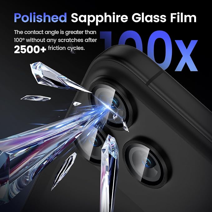 Tensea for iPhone 17 Pro Max Camera Lens Protector | Metal Aluminum Alloy Tempered Glass Cover Camera Screen Protector Accessories, Case Friendly - Image 6