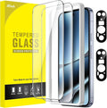 JETech Screen Protector for Google Pixel 10 Pro XL, 2+2 Pack | with Camera Lens Protector, HD Clear Tempered Glass, Anti-Scratch Protection, Easy Installation Tool by JETech
