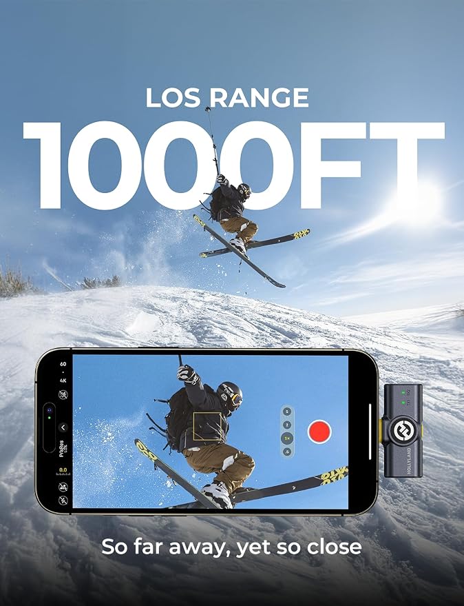 Hollyland Lark M2 Wireless Microphone for iPhone/Camera/Android/PC, 48kHz/24-bit High Fidelity Audio, 300m Range, Noise Cancelling, 40h Use, YouTube, Vlog, Streaming (2TX + 3RX + Charging Case) | Streaming (2TX+3RX+Charging Case), Hours of battery life... - Image 5