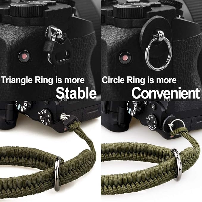 Camera Wrist Strap - DSLR Mirrorless Camera Quick Release Camera Hand Strap | with Safer Connector （Green） - Image 9