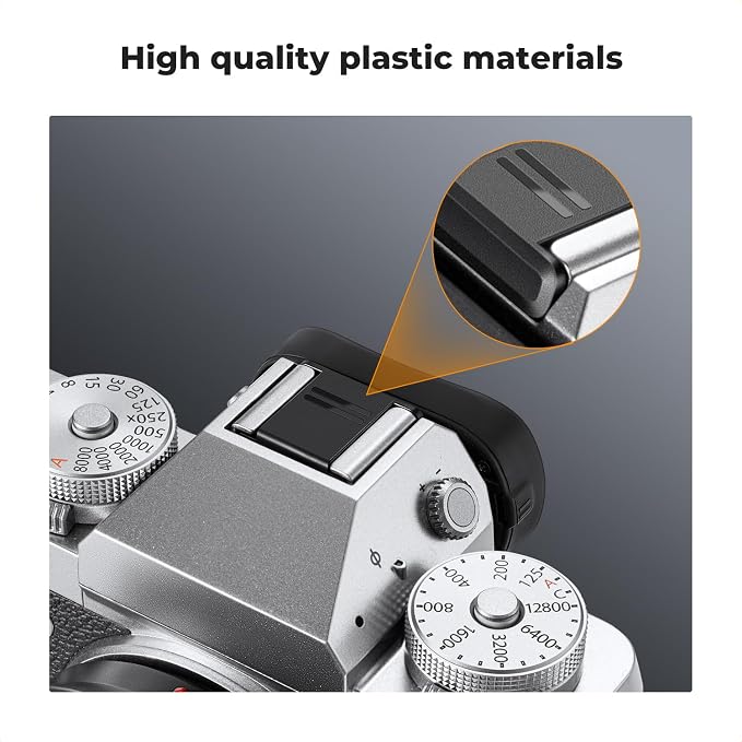K&F Concept Hot Shoe Cover, 6-Pack Universal Camera Hot Shoes Cap for Canon Nikon Sony DSLR, SLR, Mirrorless Camera, ABS Hot Shoe Protector - Image 3