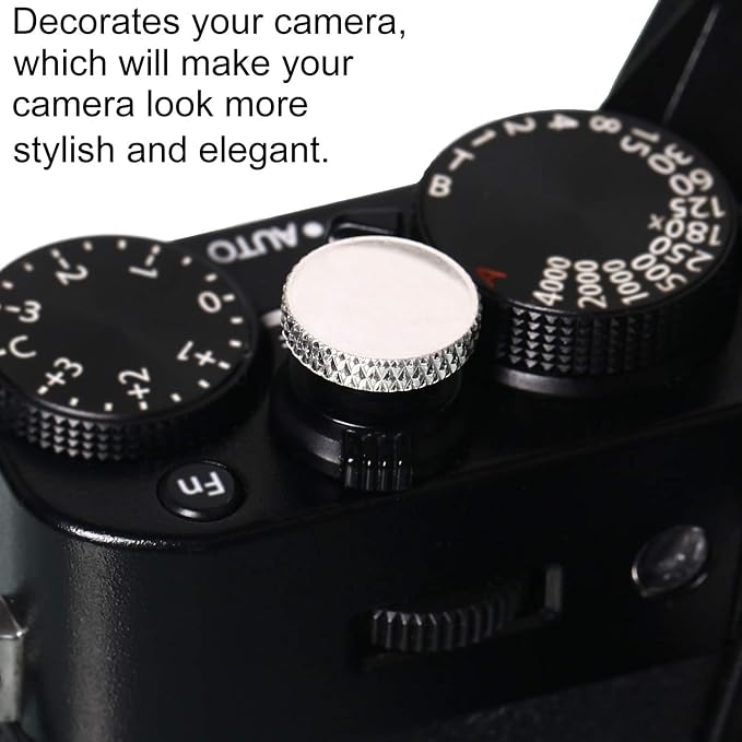 Camera Shutter Button(3 Pack Sliver),Delicate Soft Shutter Release Button - Image 5
