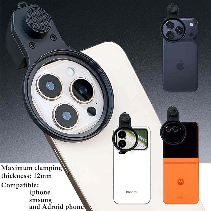 CPL Filter for Phone Anti Glare, 67mm Clip On Polarizing Lens | for iPhone 17/16/15/14/13/12/11 & Samsung Galaxy S26/S25/S24/23. - Image 3