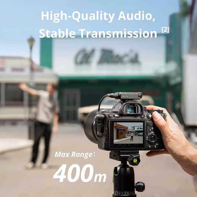 DJI Mic Mini (2 TX + 1 RX), Ultralight, Detail-Rich Audio | Noise Cancelling, Automatic Limiting, Wireless Microphone for Camera/iPhone/Android, Vlog, Streaming, 400m Transmission - Image 3