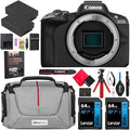 Canon EOS R50 Mirrorless APS-C Interchangeable Lens Camera Body Black 5811C002 Bundle with Deco Gear Photography Bag + 2 x Battery + 2 x 64GB Memory Cards + Photography Pro eBook + Accessories Kit by Unknown
