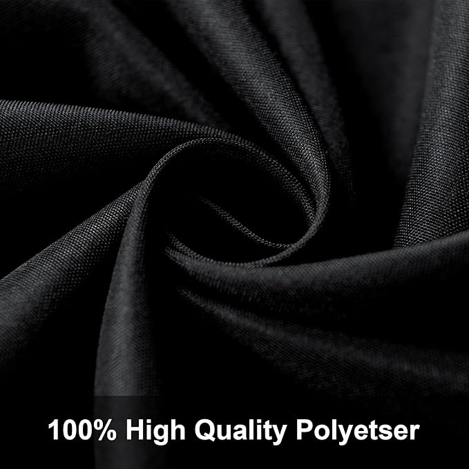 Joccun 6X9FT Black Backdrop Background for Photography,Polyester Backdrop Curtain Background Screen for Photography,Photoshoot,Video Recording,Studio(6X9ft,Black) - Image 3