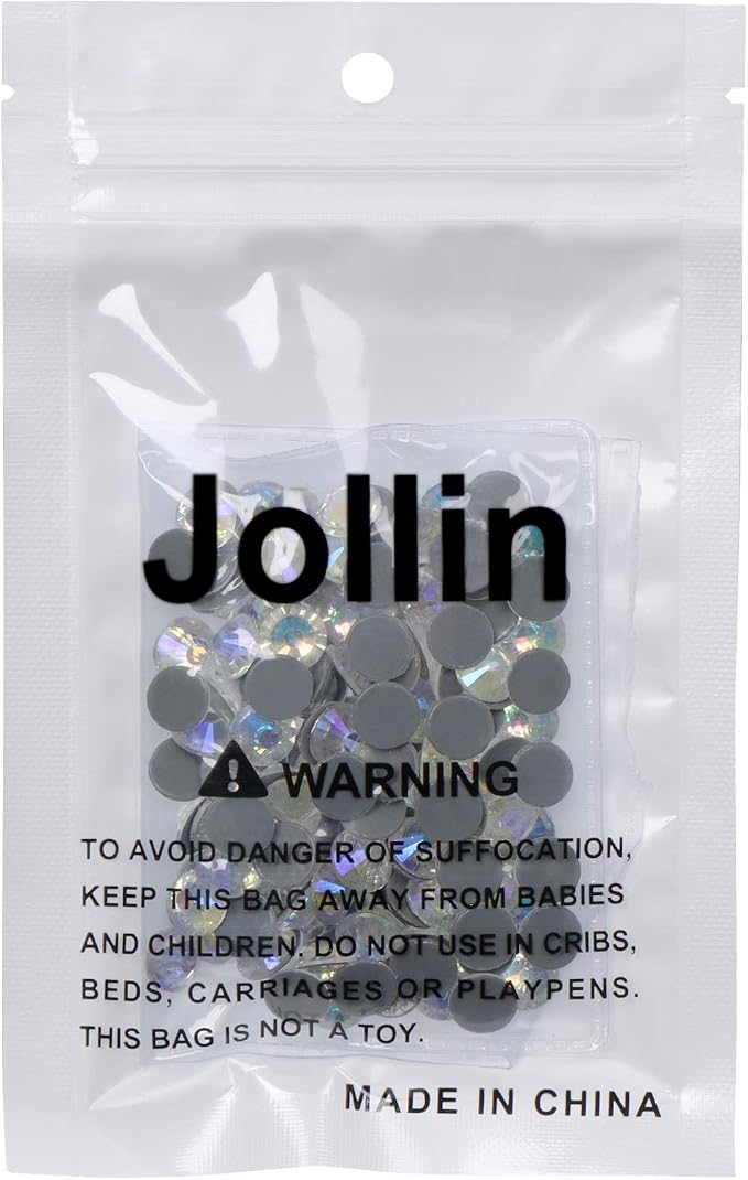 Jollin Hotfix Rhinestones Flatback Crystal Gems 8.4mm SS40, Moonlight | 144pcs Hot Fix Crystals Glass Rhinestones for Bedazzling, Crafting, Clothes, Shoes & Accessories DIY Decoration - Image 7