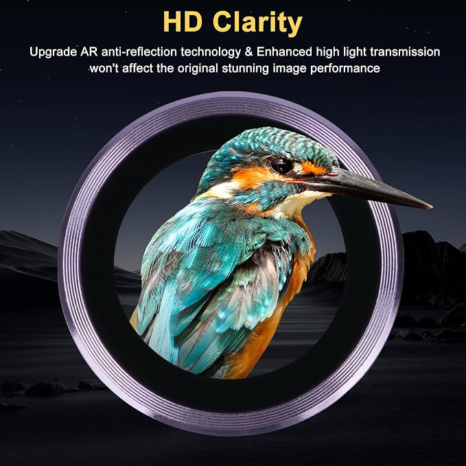 Camera Lens Protector for Samsung Galaxy S26 Ultra, Violet | Tempered Glass, Auto-align Tray, Easy Installation, Case Friendly, Anti-Scratch, HD Clear, Ultra Slim - Image 3