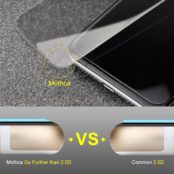 Mothca 2 Pack Matte Glass Screen Protector for iPhone XR/iPhone 11 Anti-Glare & Anti-Fingerprint Tempered Glass Clear Film Case Friendly Easy Install Bubble Free - Smooth as Silk Amazing Touch - Image 6
