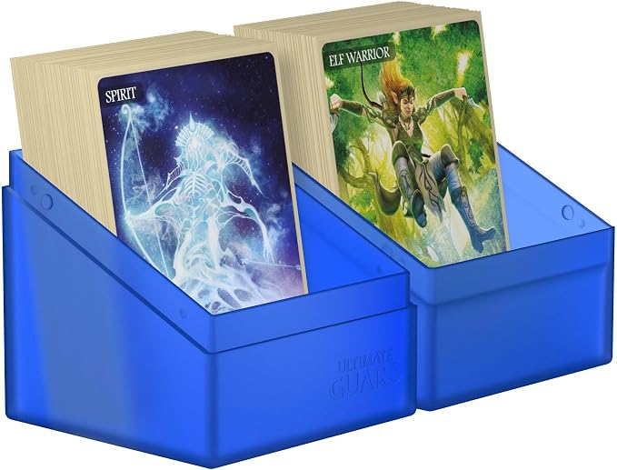 Ultimate Guard Boulder 100+ Classic, Deck Case for 100 Double-Sleeved TCG Cards, Sapphire, Secure & Durable Storage for Trading Card Games, Soft-Touch Finish - Image 6