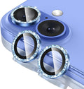 Tensea for iPhone 16/16 Plus Camera Lens Protector Bling, Camera Cover | 9H Tempered Glass Camera Screen Protector, Metal Individual Ring for iPhone16 6.1inch/ 16Plus 6.7inch, HD Clear, Easy Install by Tensea