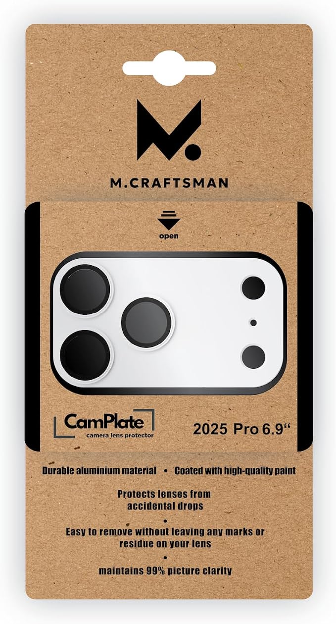 for iPhone 17 Pro Max Camera Lens Protector White | Aluminum, Sapphire Glass - Image 8