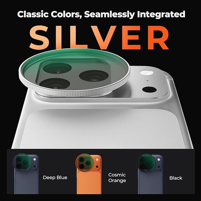 K&F CONCEPT Snap-On ND2-32 Filter Compatible with iPhone 17 Pro & Pro Max | 11.2g Ultra-Lightweight Variable ND Lens Filter with Snap-on Deco Mount, AGC Glass 28-Layer Coating, FA301 - Image 6