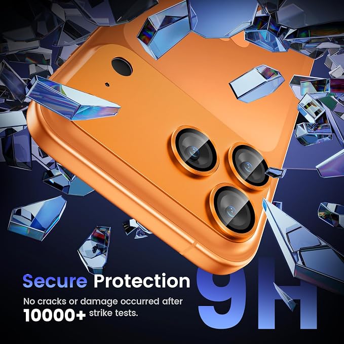 Tensea for iPhone 17 Pro Max Camera Lens Protector | Metal Aluminum Alloy Tempered Glass Cover Camera Screen Protector Accessories, Case Friendly - Image 5