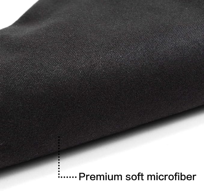 TRIUMPH VISION Glasses Case Soft Eyeglass Case Sunglass Pouch Cloth 3 Pack | Thick Microfiber Pouch Drawstring Pouch Eye Glass Bag Sunglasses Sleeve Storage, Lens Protection Cover,Cleaning Lens Screen - Image 4