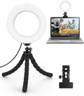 Video Conference Lighting Kit， Ring Light for Computer | Clip on Light Reading Lights, 360 ° Flexible Gooseneck Bed Night Light ， Laptop Video Conferencing by Cyezcor