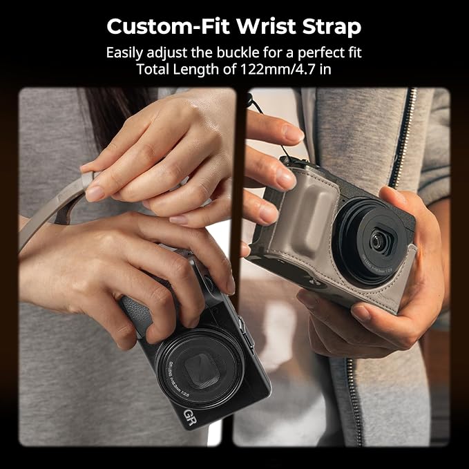 SMALLRIG Quick Release Wrist Strap for RICOH GR IV/III, for Sony ZV-1 II/ZV-1F, for Canon G7X Mark iii, for FUJIFILM XT30iii - Image 2