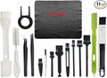 Computer Cleaning Kit, 19 in 1 Multi-Purpose Brushes Anti Static Brushes Clothes for Computer Printer Car Player Window by GUINIFAO
