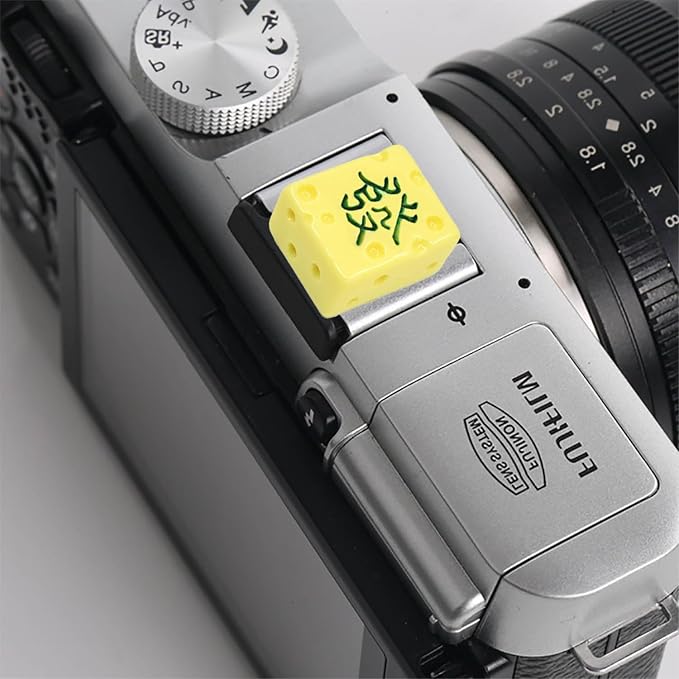 Camera Hot Shoe Cover, Cute Hot Shoe Cap, Hot Shoe Protector Compatible with Sony Fujifilm Fuji Canon Nikon Pentax Leical Panasonic (2pcs Mahjong) - Image 4