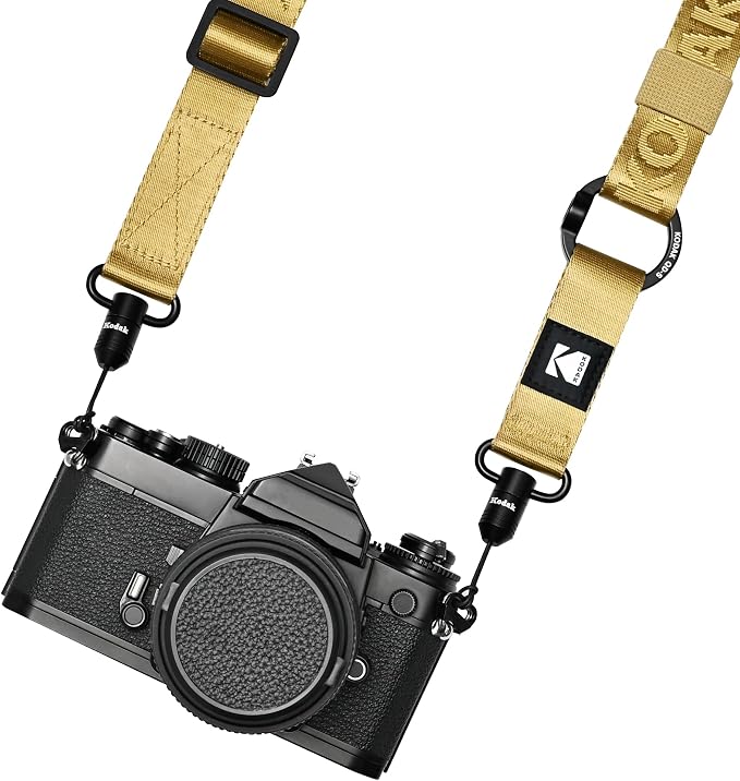 KODAK Multi-Purpose Camera Strap (Khaki) - Quick-Detach System, Lightweight, Durable Metal Swivels, Multiple Usages, SLR Cameras, Compact Cameras, Smart Phones - Image 3